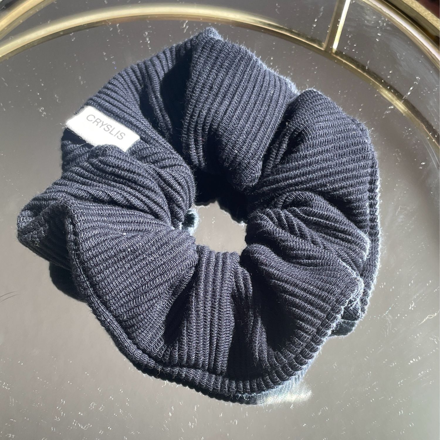 Scrunchie Cord dunkelblau