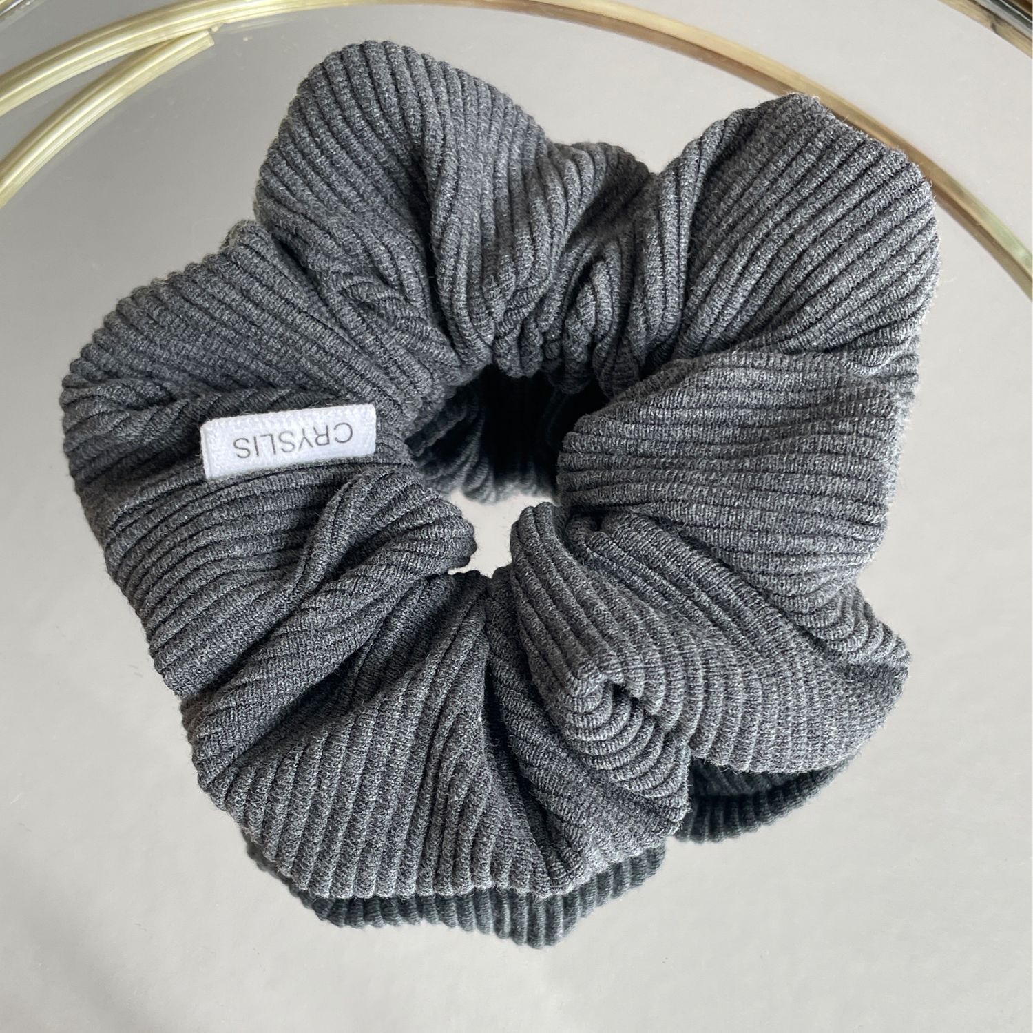 Scrunchie cord anthrazit