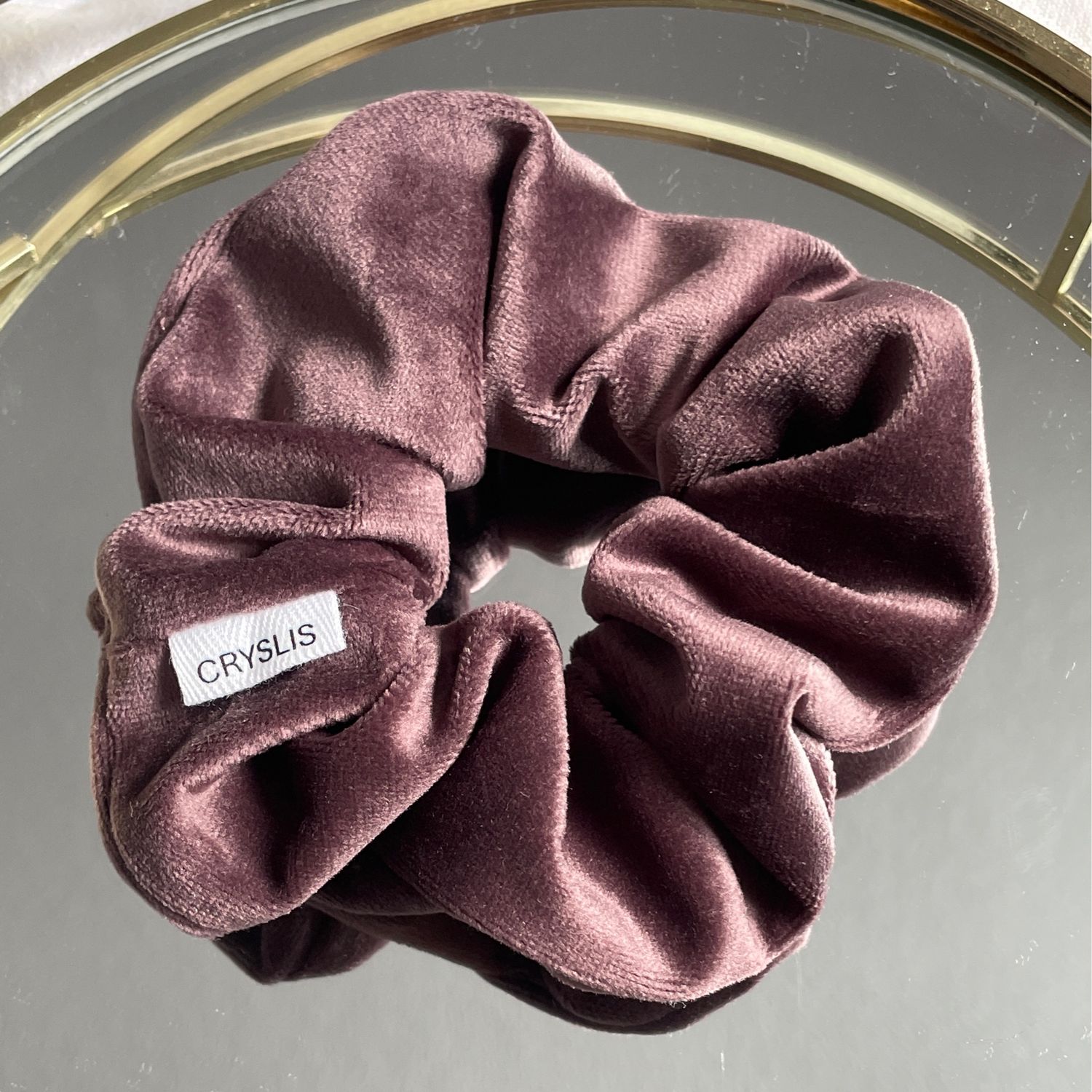 Scrunchie Samt Hautrosa