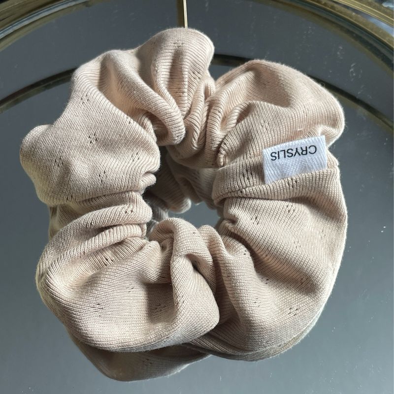 Scrunchie beige