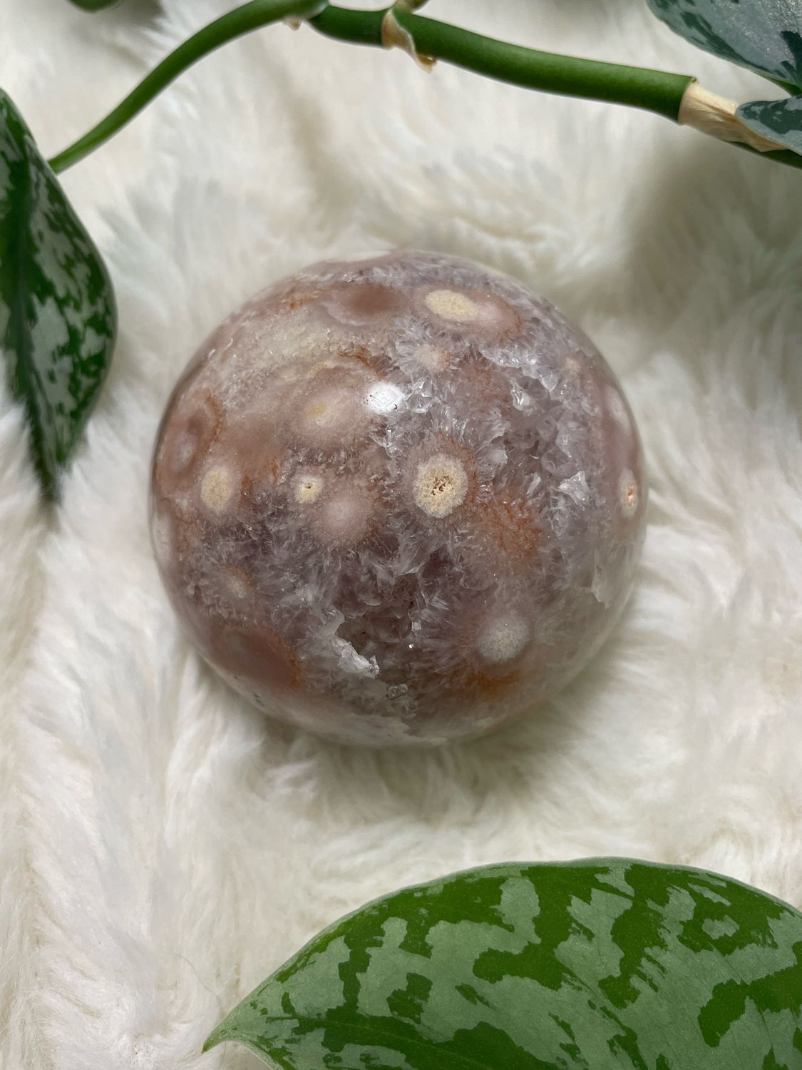 Pink Amethyst Kugel