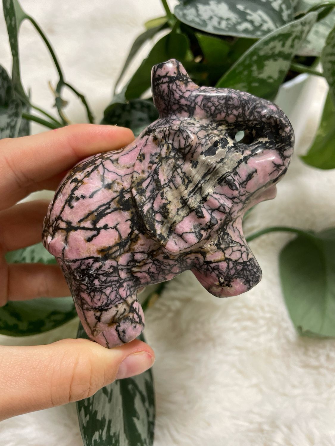 Rhodonit Elefant