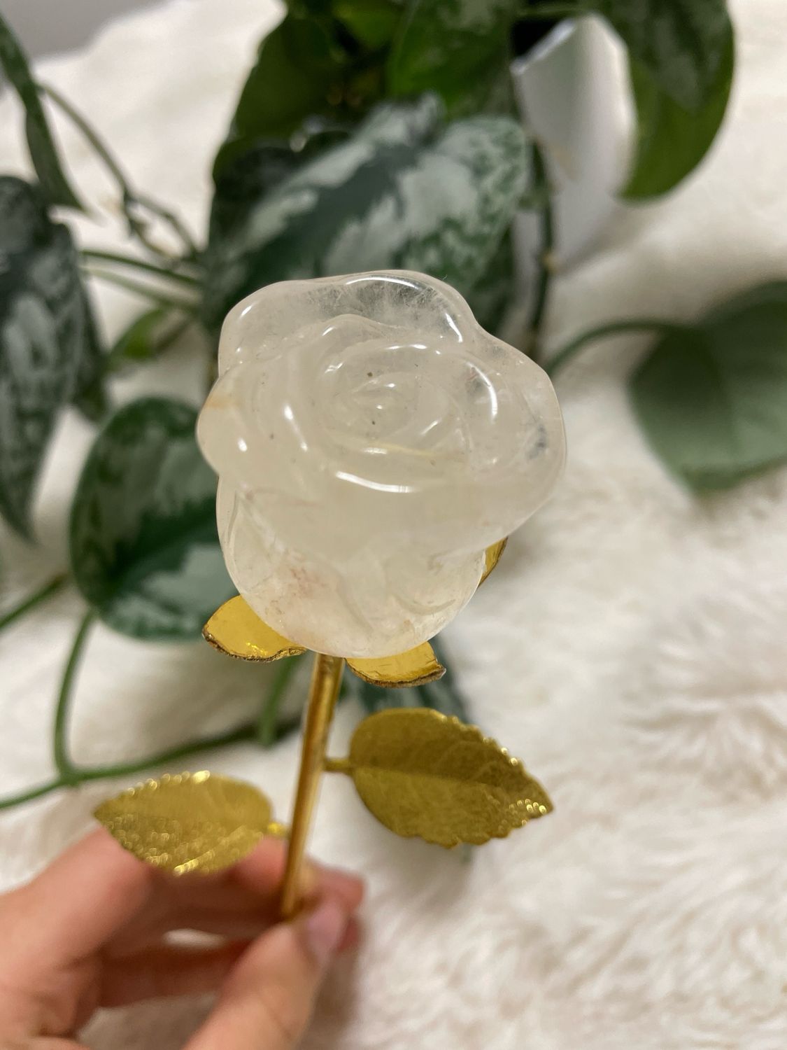 Bergkristall Rose