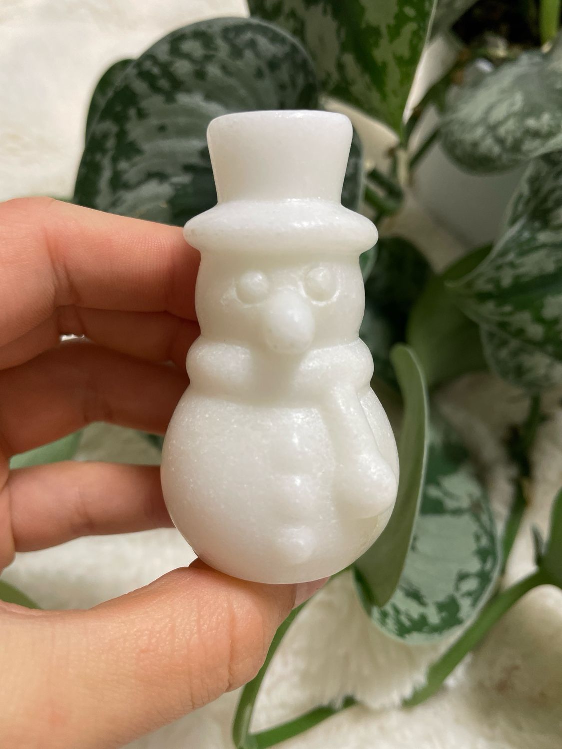 Schneemann x weiße Jade