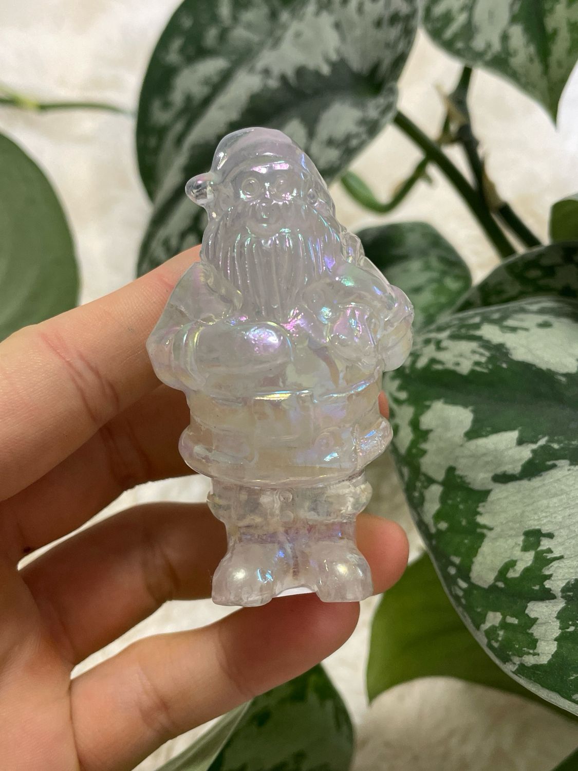 Weihnachtsmann x Angel Aura Bergkristall