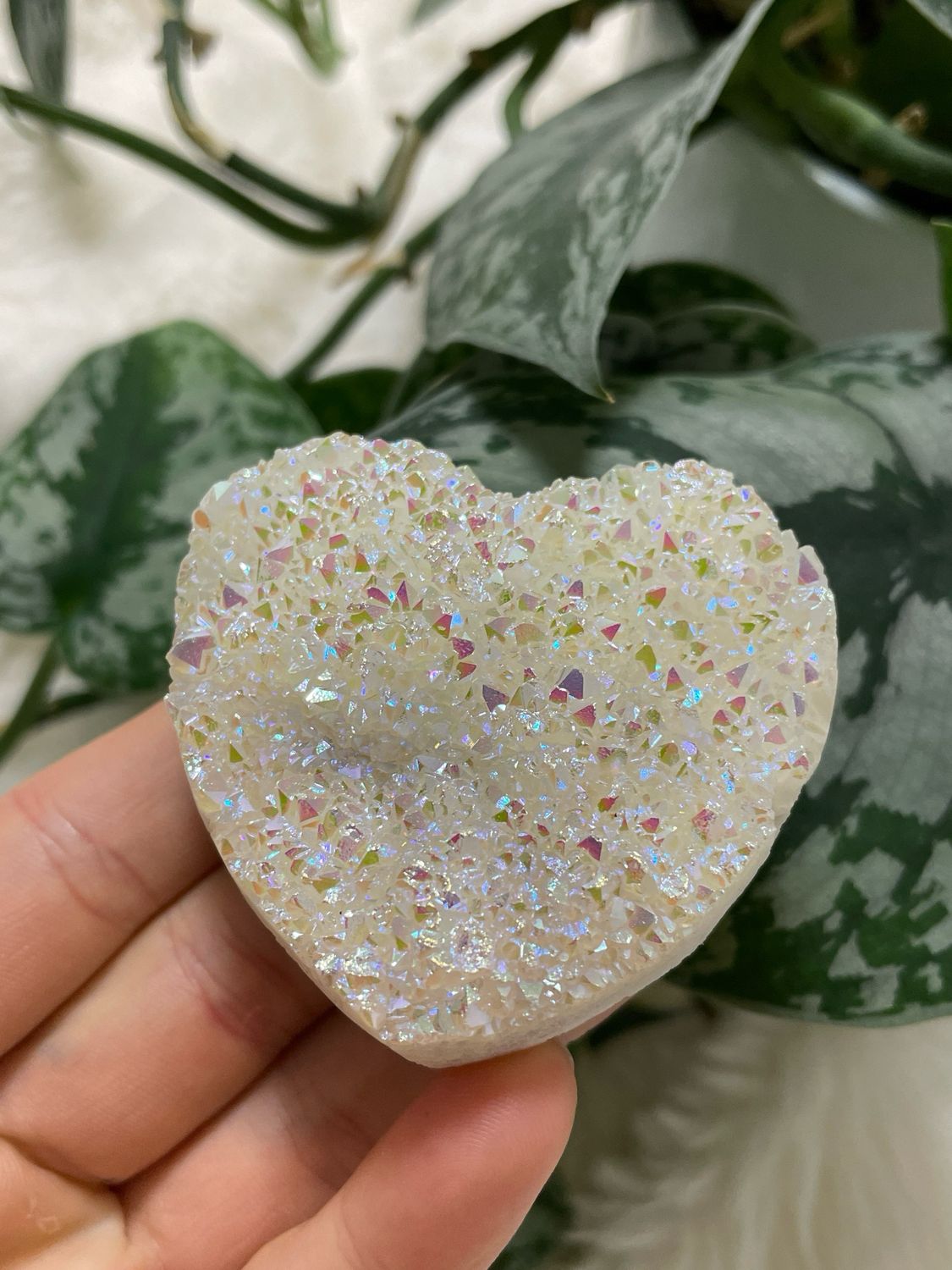 High quality Angel Aura Quarz Herz