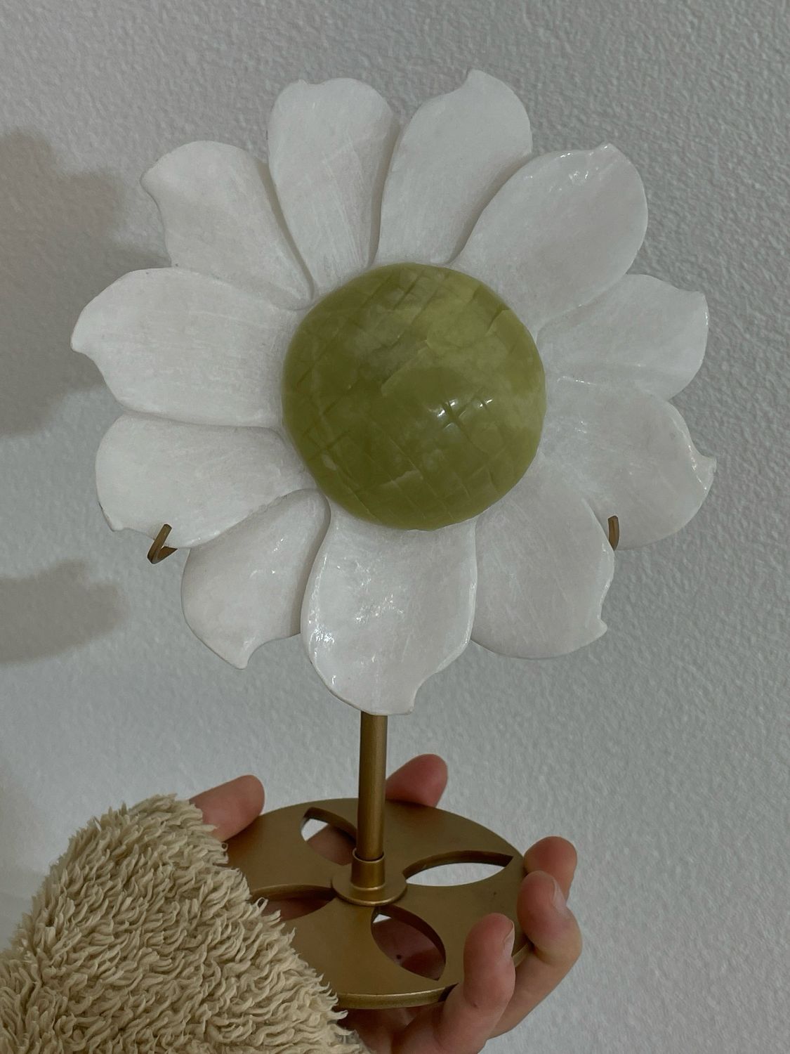 Jade (weiß/grün) Blume
