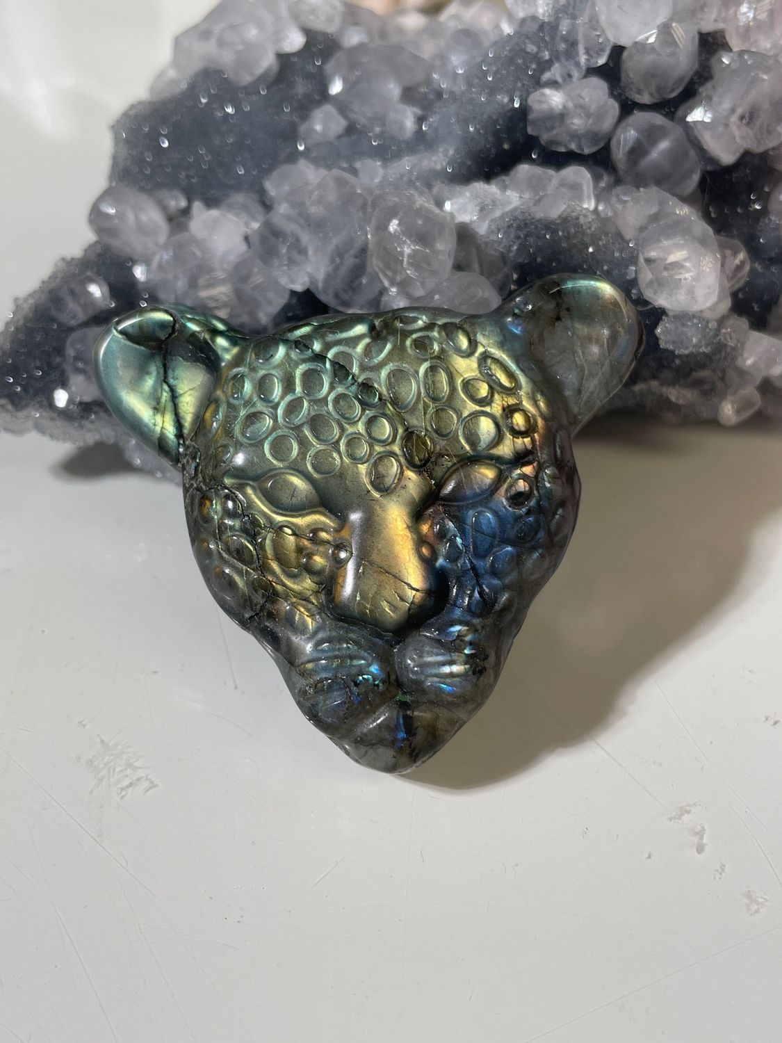 Leopardkopf Labradorit