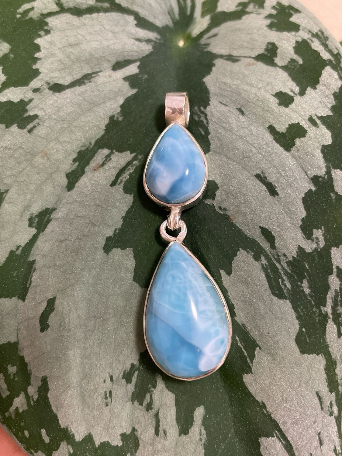 Larimar Kettenanhänger S925