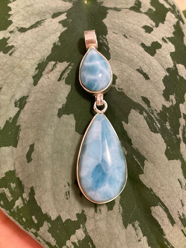 Larimar Kettenanhänger S925