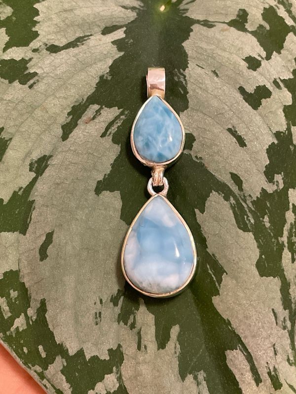 Larimar Kettenanhänger S925
