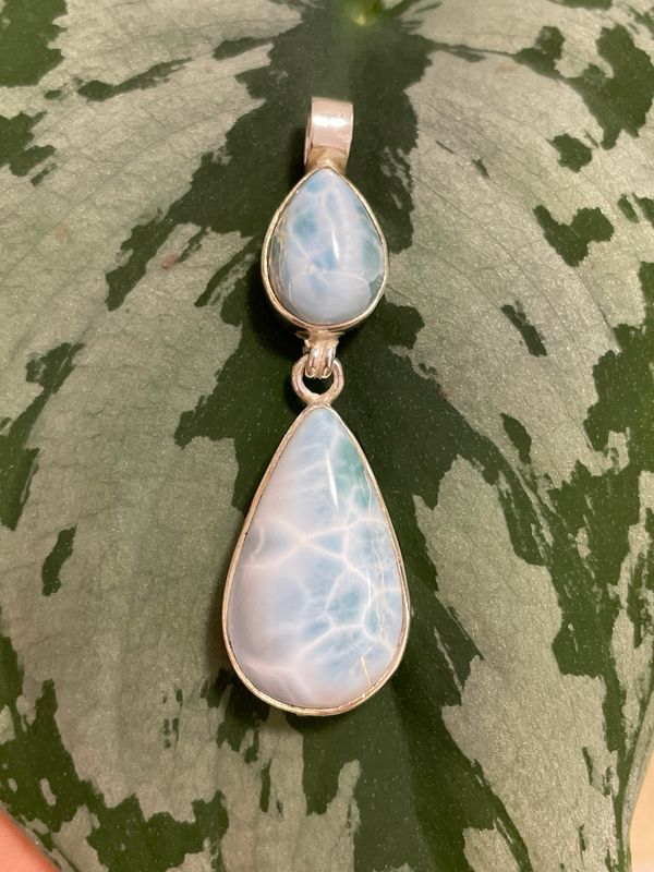 Larimar Kettenanhänger S925