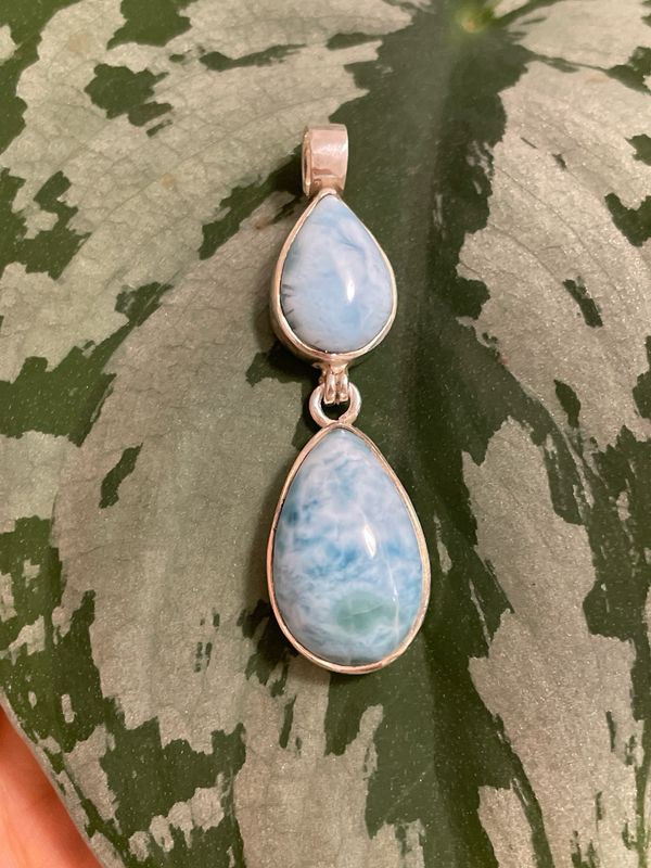 Larimar Kettenanhänger S925