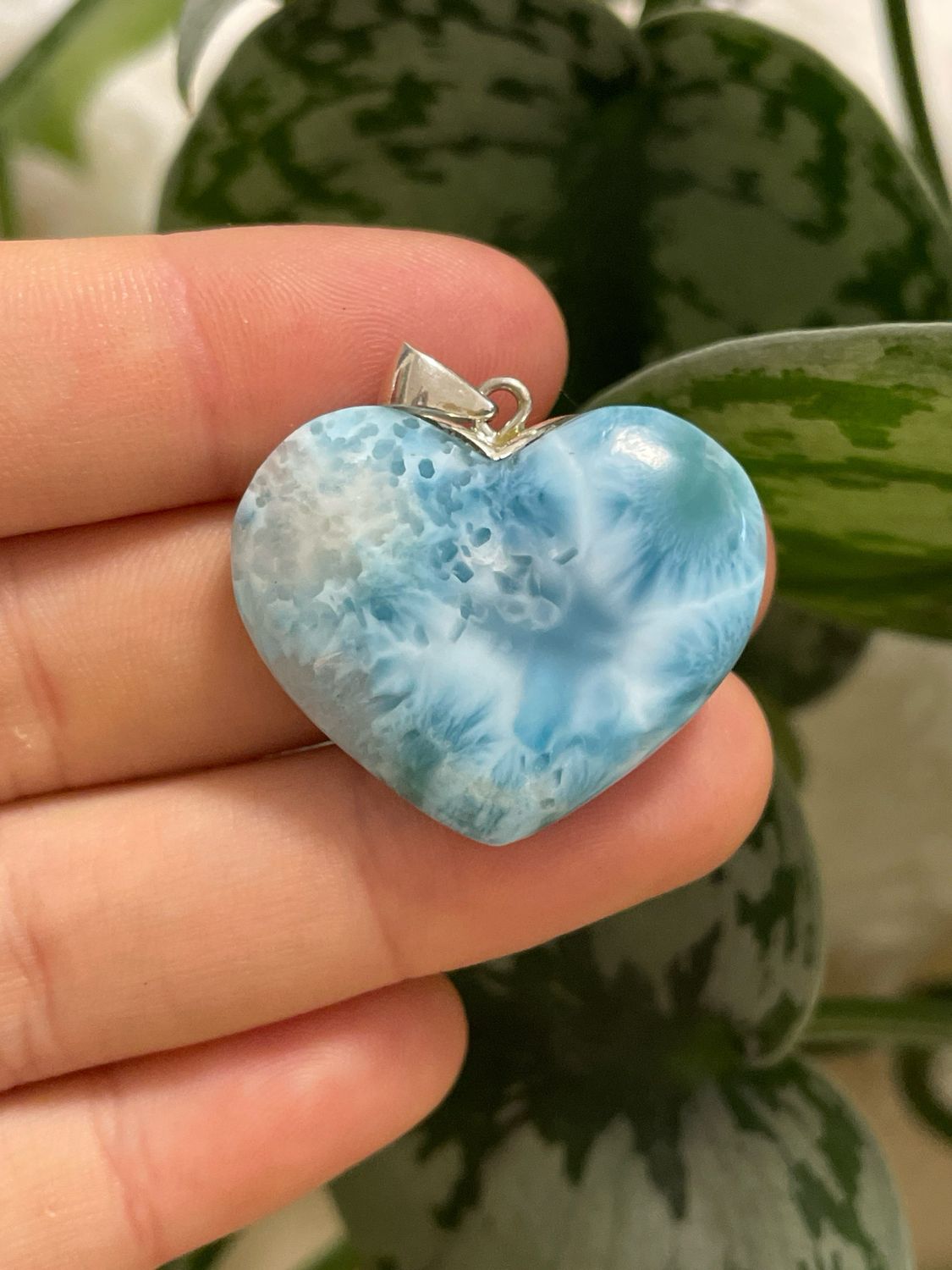Larimar Kettenanhänger S925