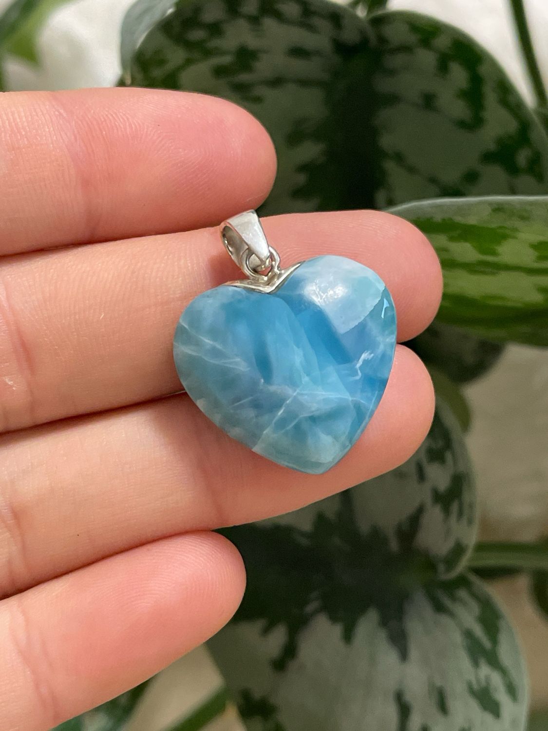 Larimar Kettenanhänger S925