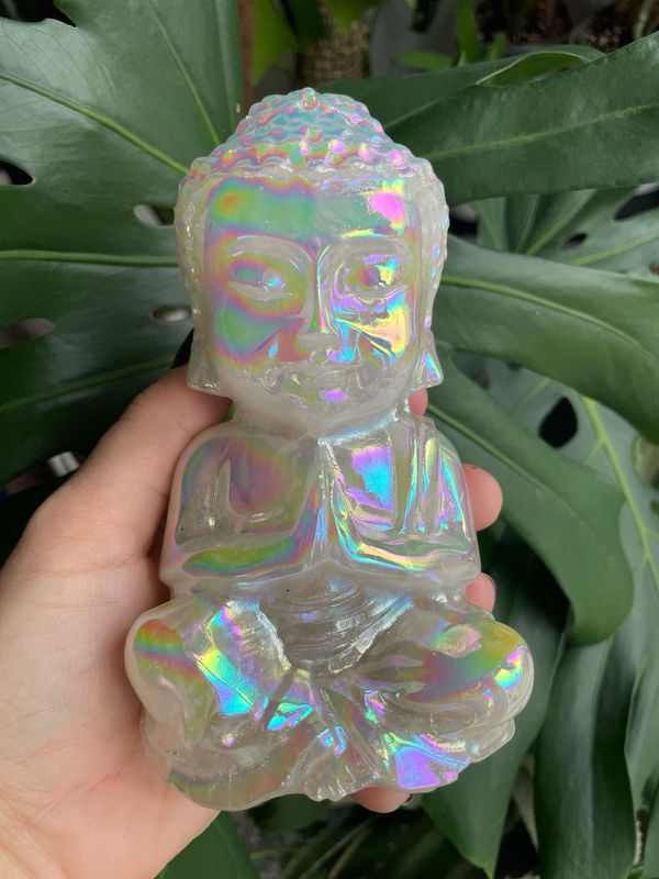 Buddha x Angel aura Rosenquarz Buddha x Angel aura Rosenquarz