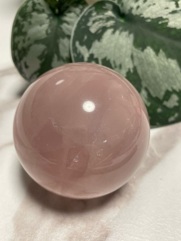 Rosenquarz 1000Sterne Kugel