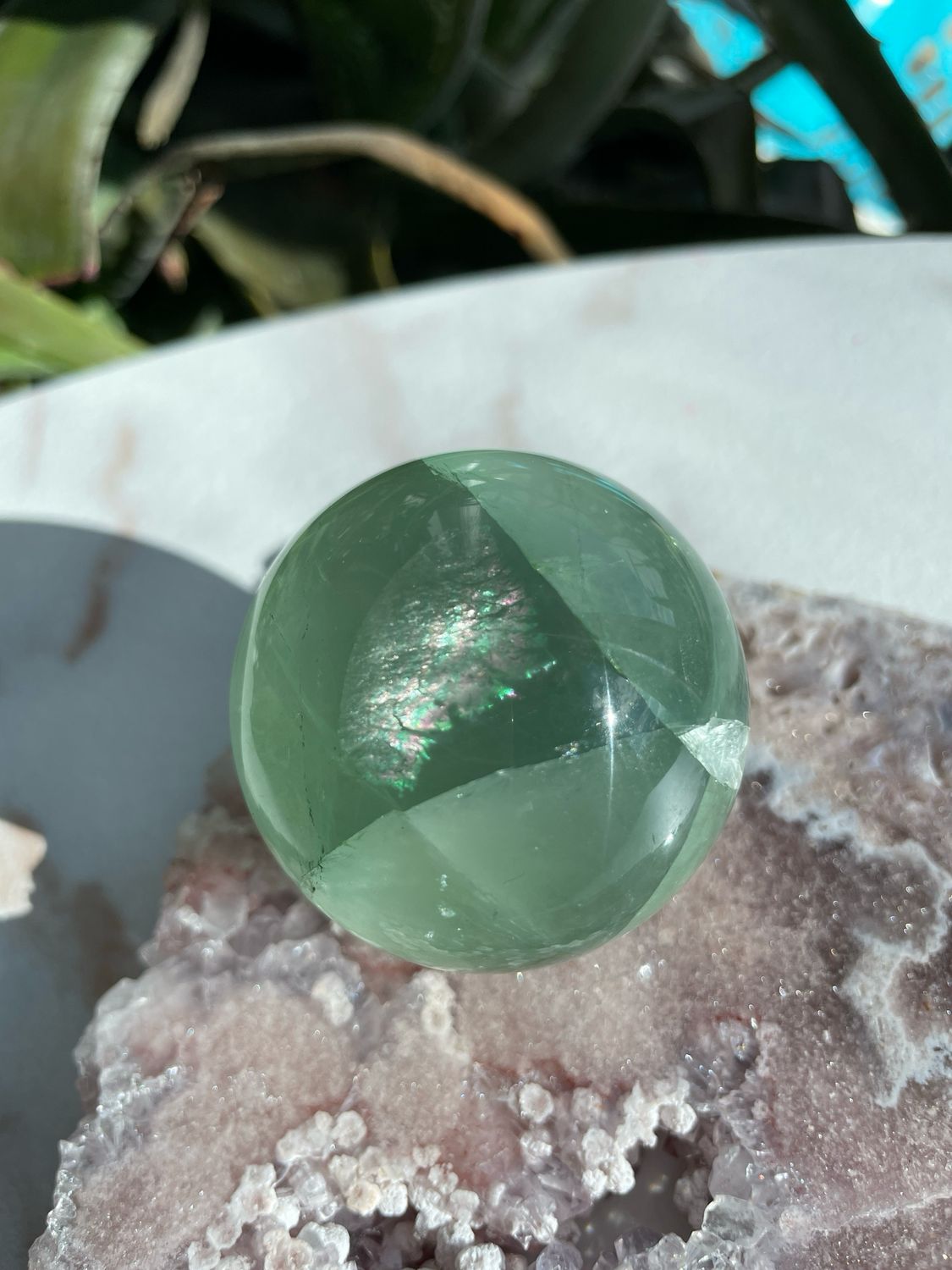 Fluorit Kugel