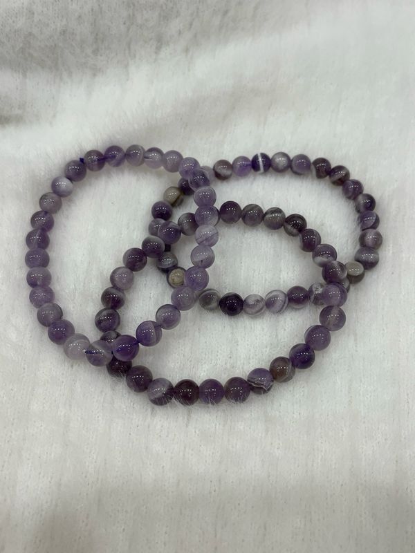 Chevron Amethyst x Armband