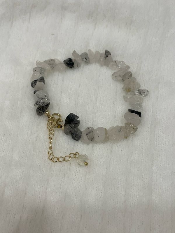 Turmalinquarz Splitter Armband