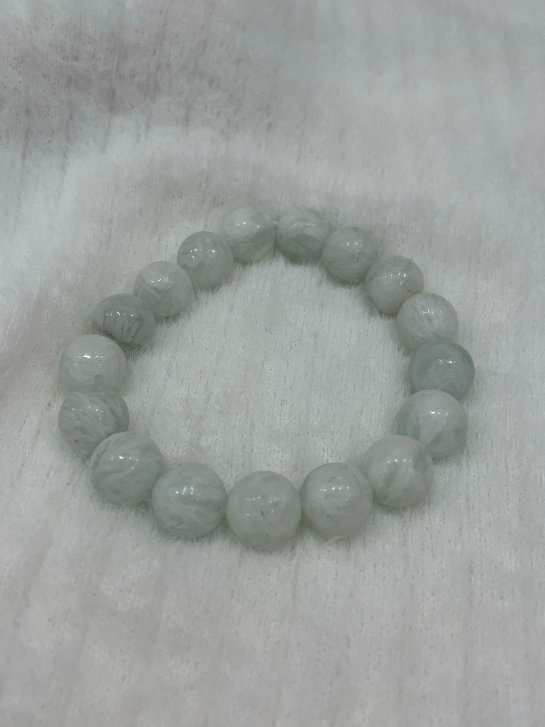 Schneeflocken Fluorit Armband