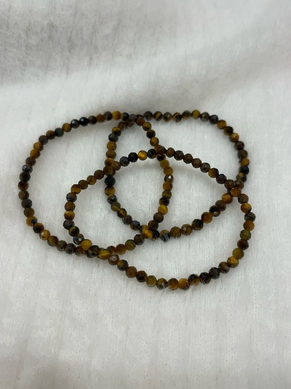 Gelbes Tigerauge Armband Facettiert