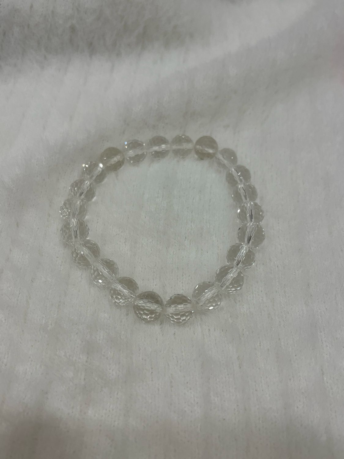 Bergkristall Armband Facettiert