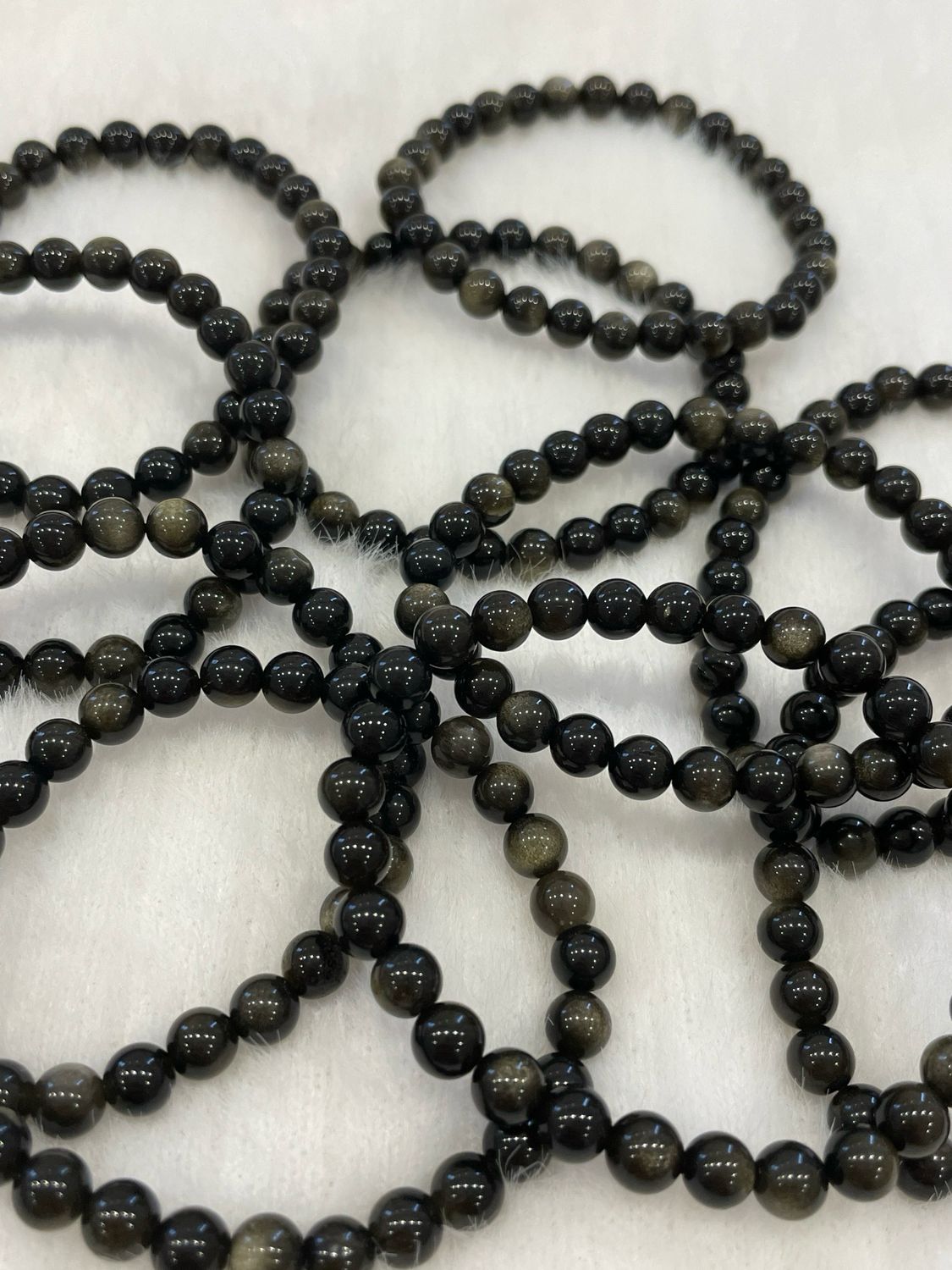 Golden Obsidian Armband