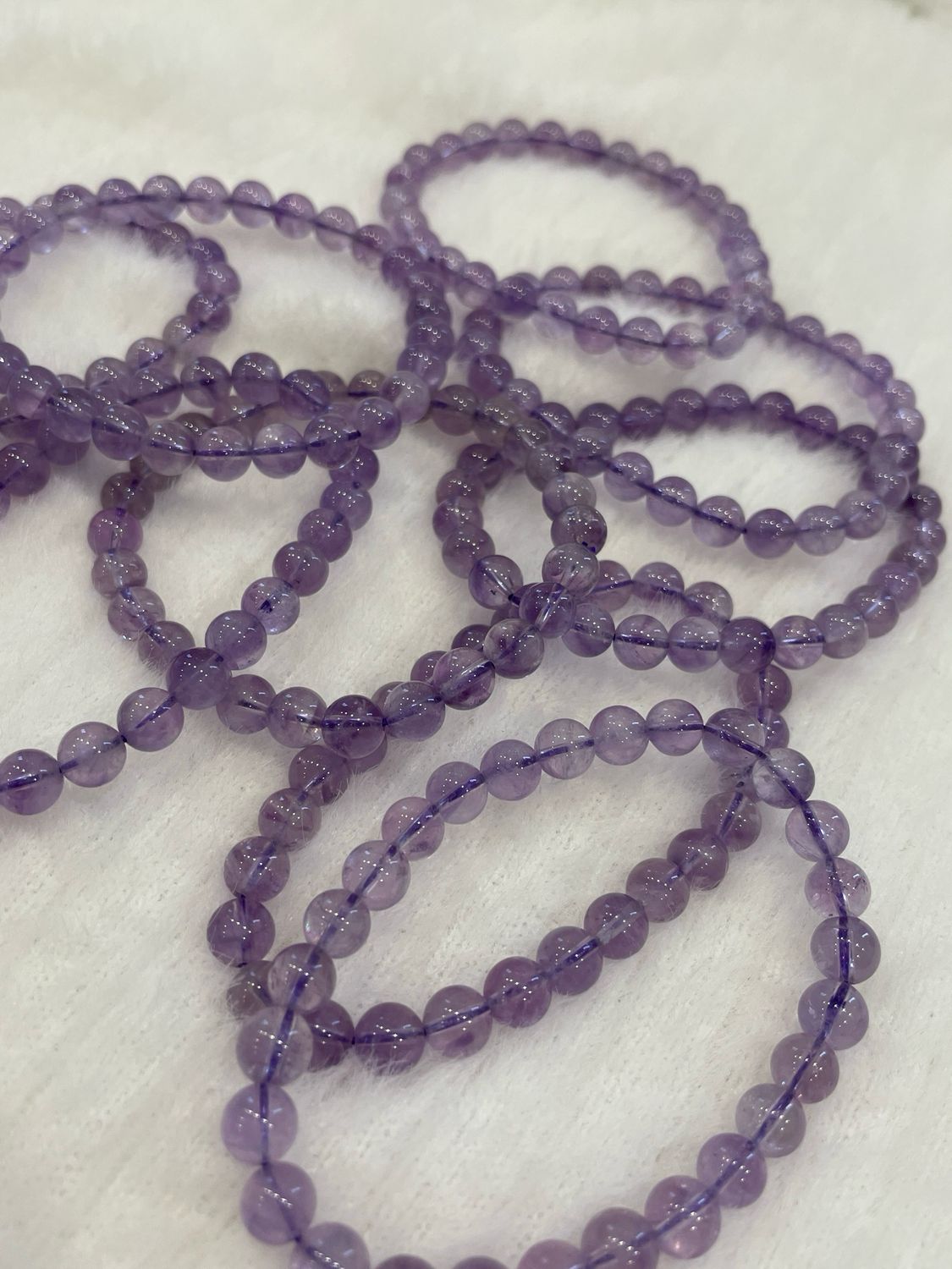 Lavendel Amethyst Armband