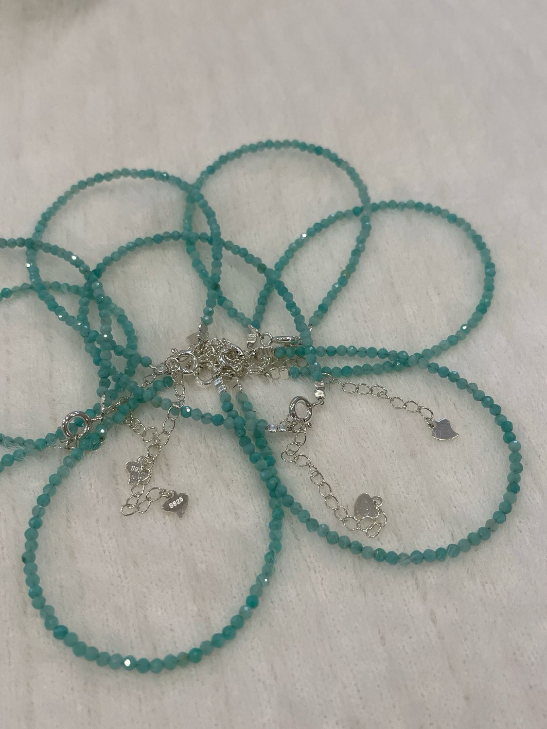 Amazonit Armband S925