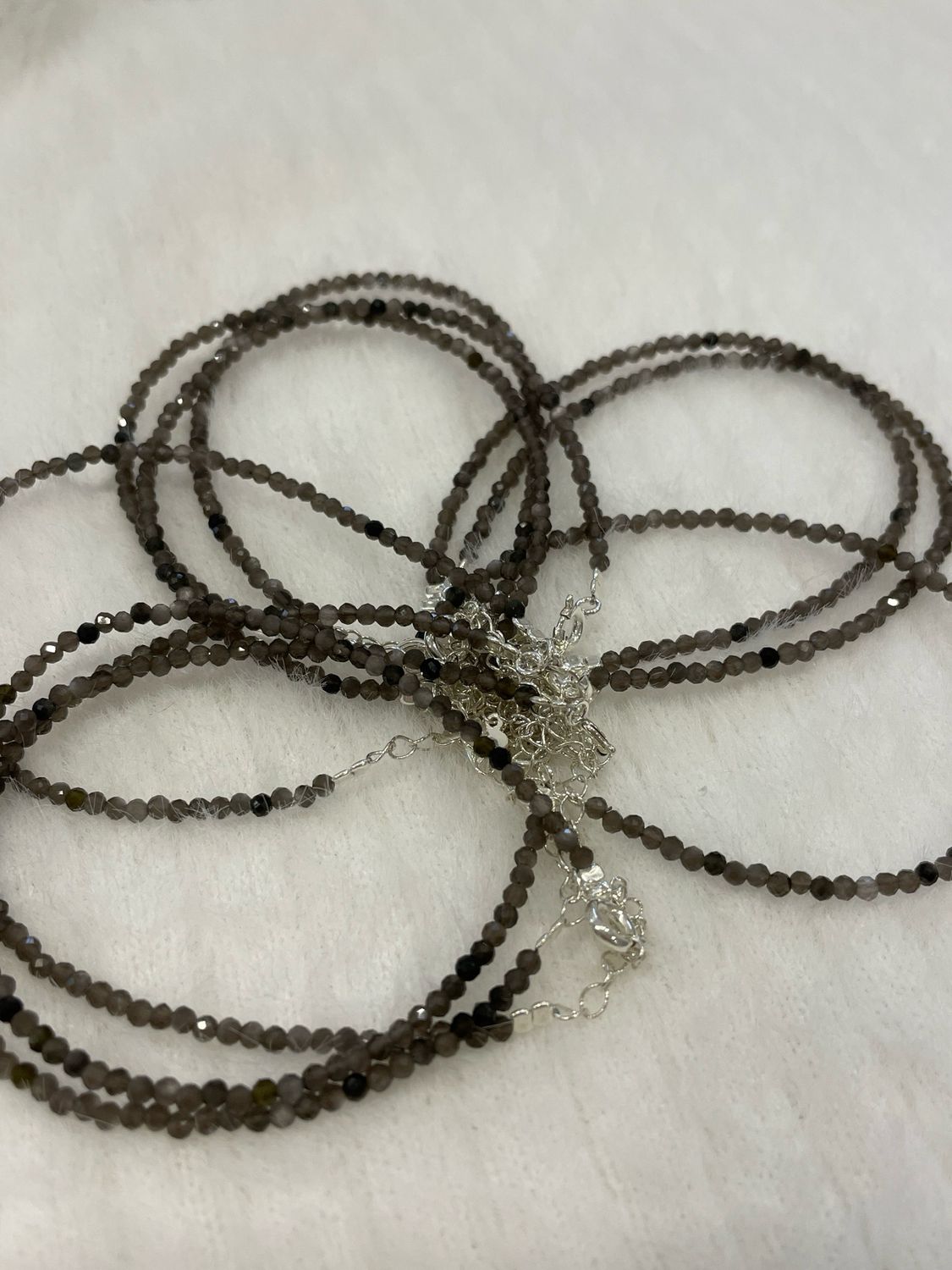 Silber Obsidian Armband S925