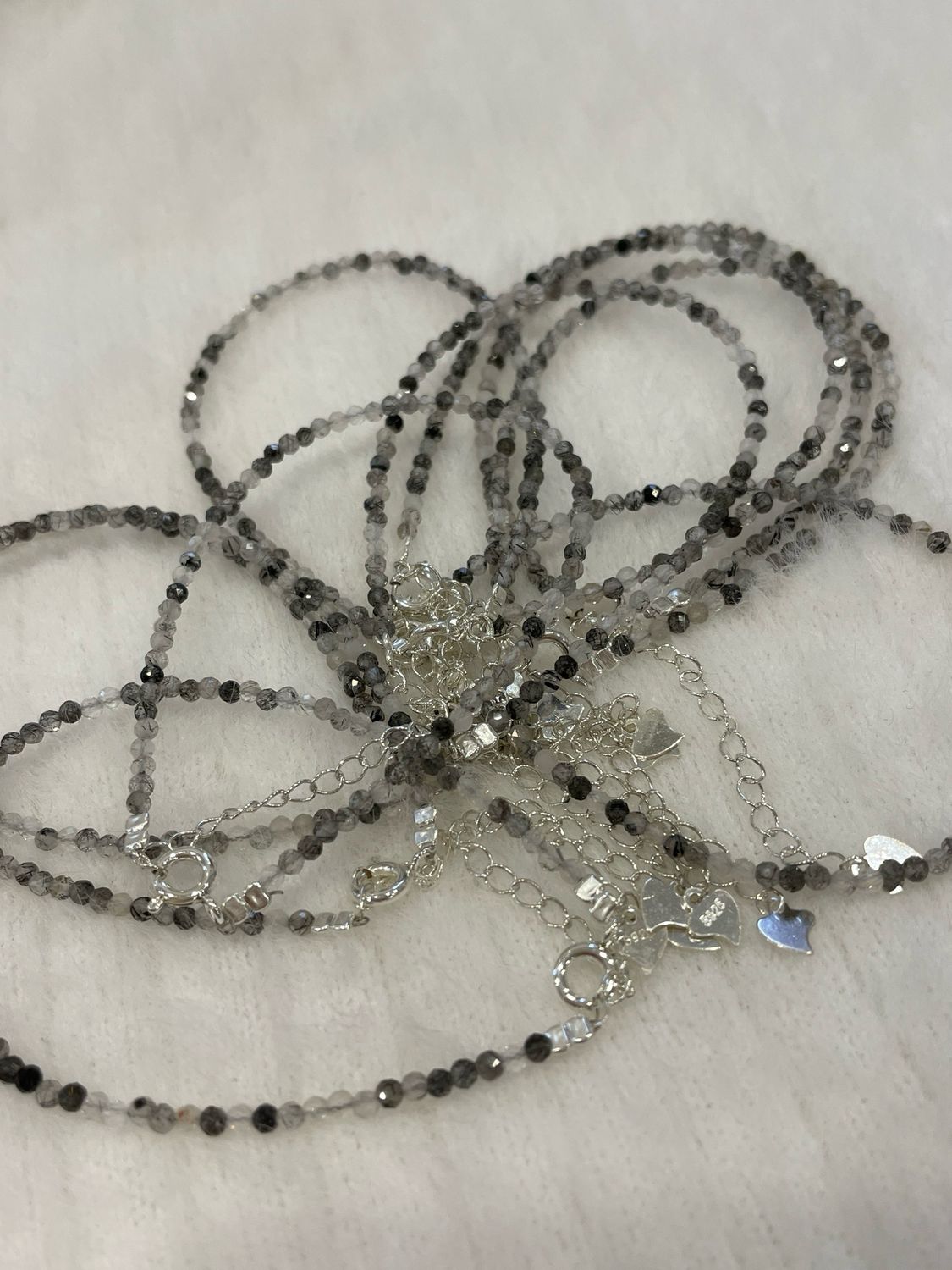 Turmalinquarz Armband S925