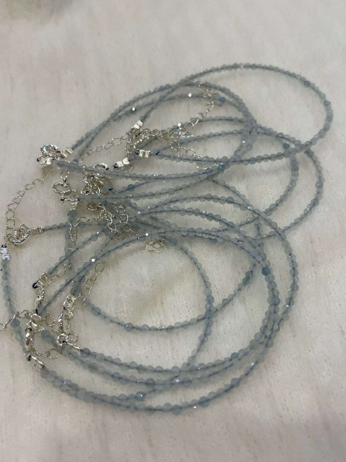 Aquamarin Armband S 925