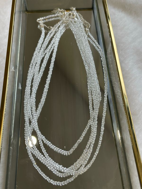 Bergkristall Kette S925