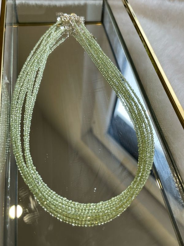 Peridot Kette S925
