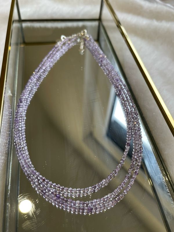 Amethyst Kette S925
