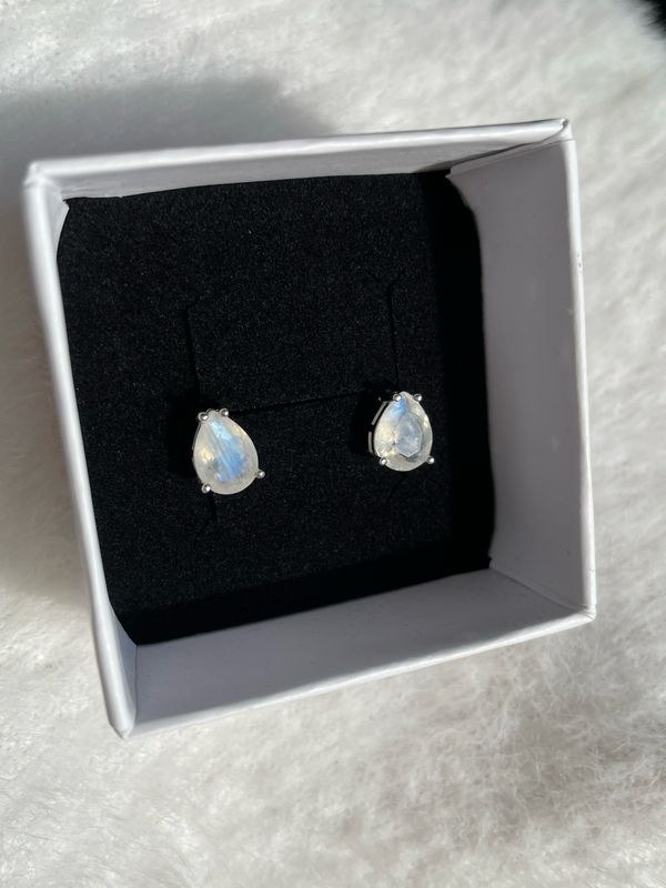 Mondstein Ohrstecker S925 Mondstein Ohrstecker S925