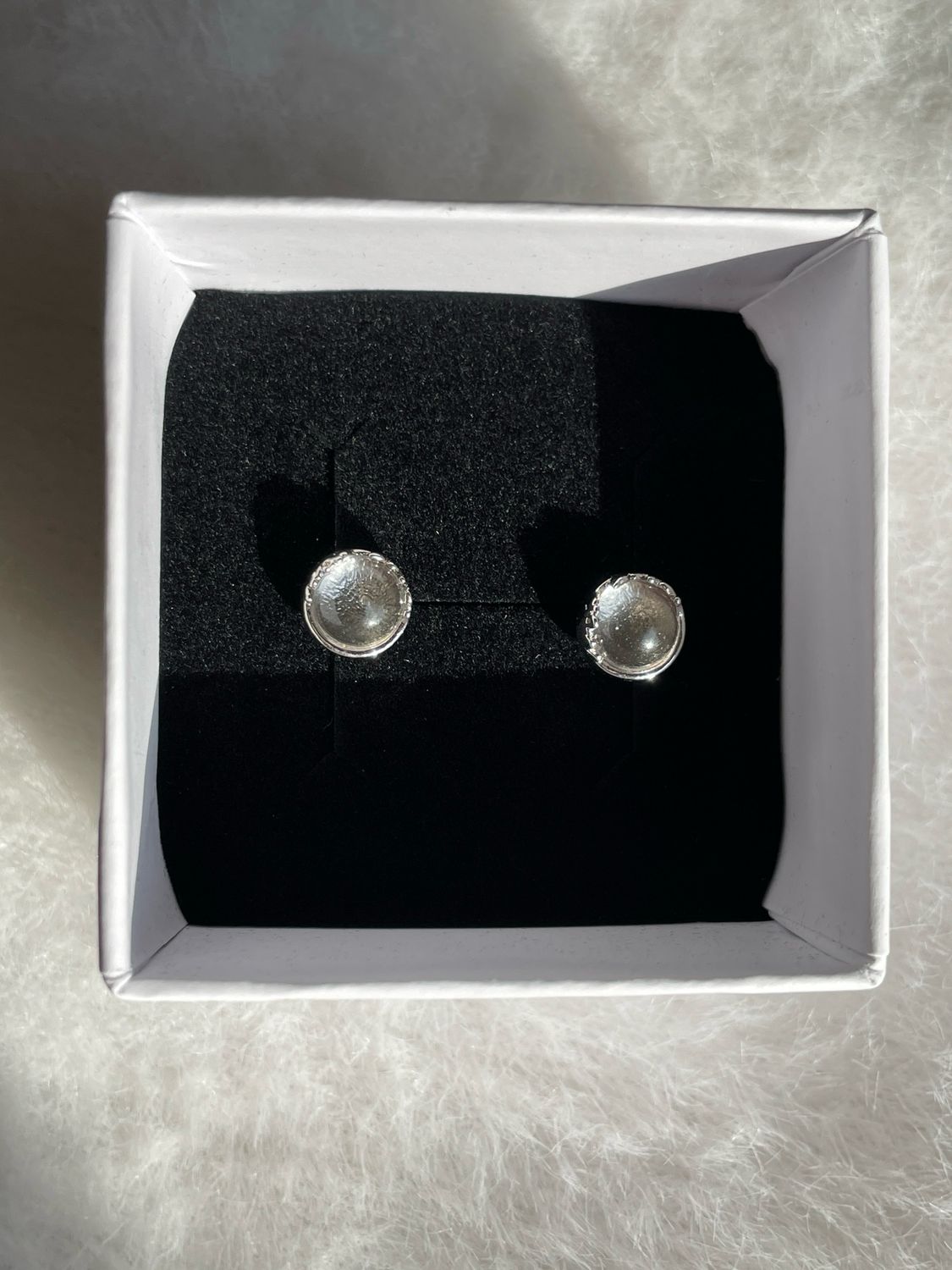 Bergkristall Ohrstecker S925