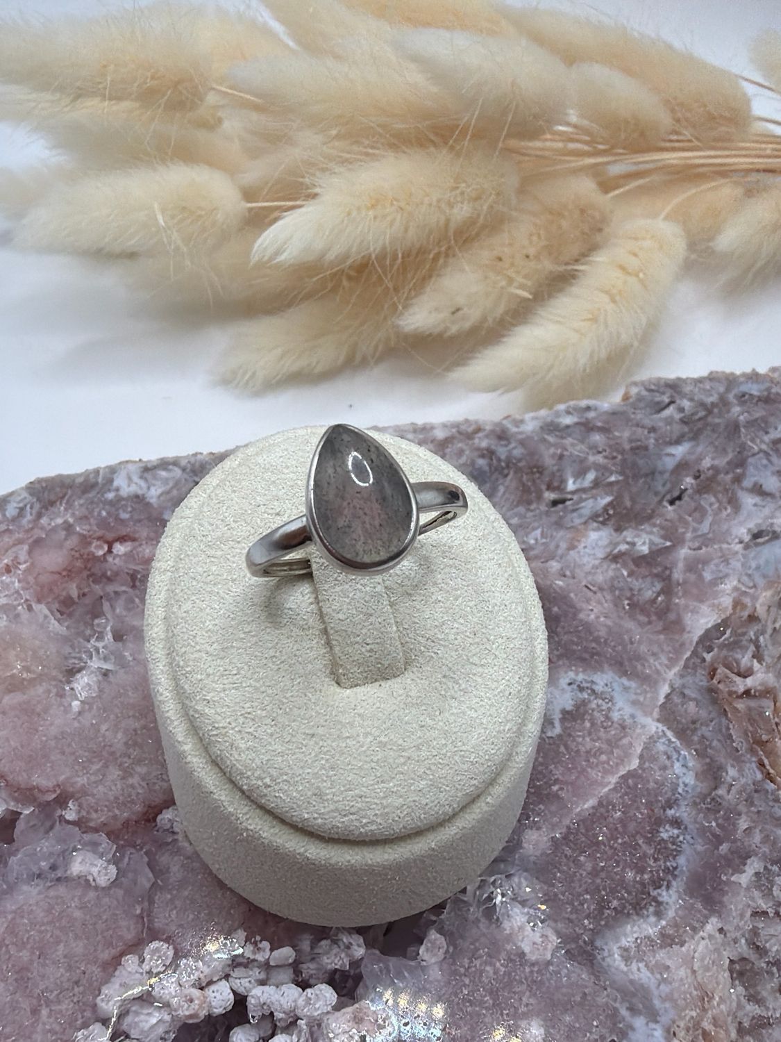 Labradorit S925 Ring, mermaid Flash