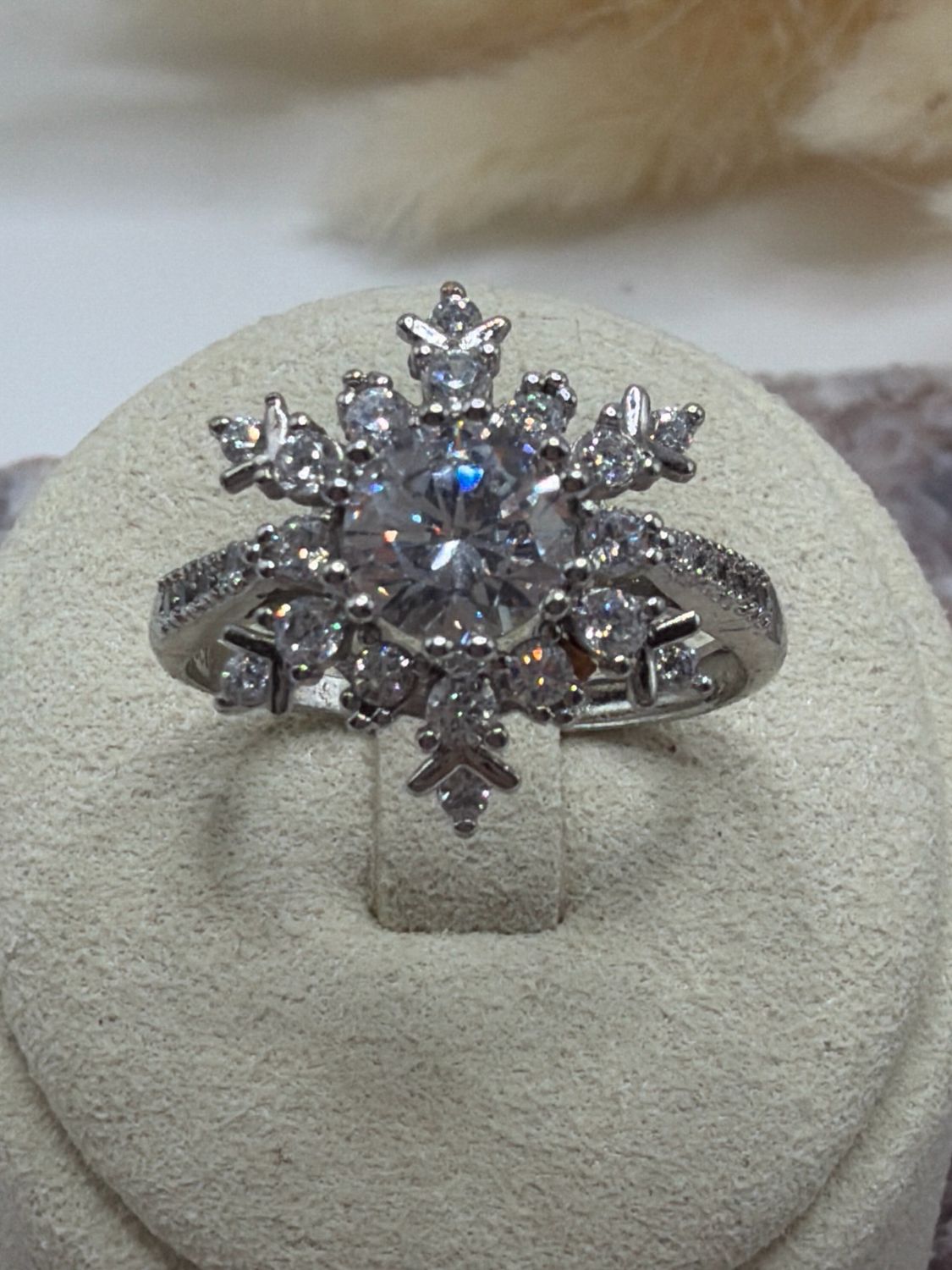 Moissanit Silber Ring, D1.00ct