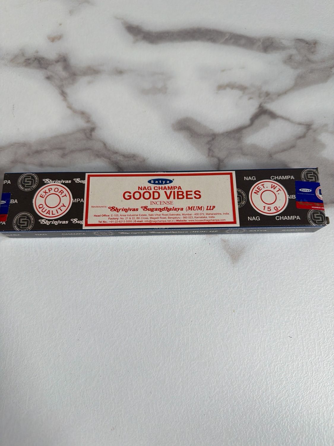 Räucherstäbchen Satya GOOD VIBES