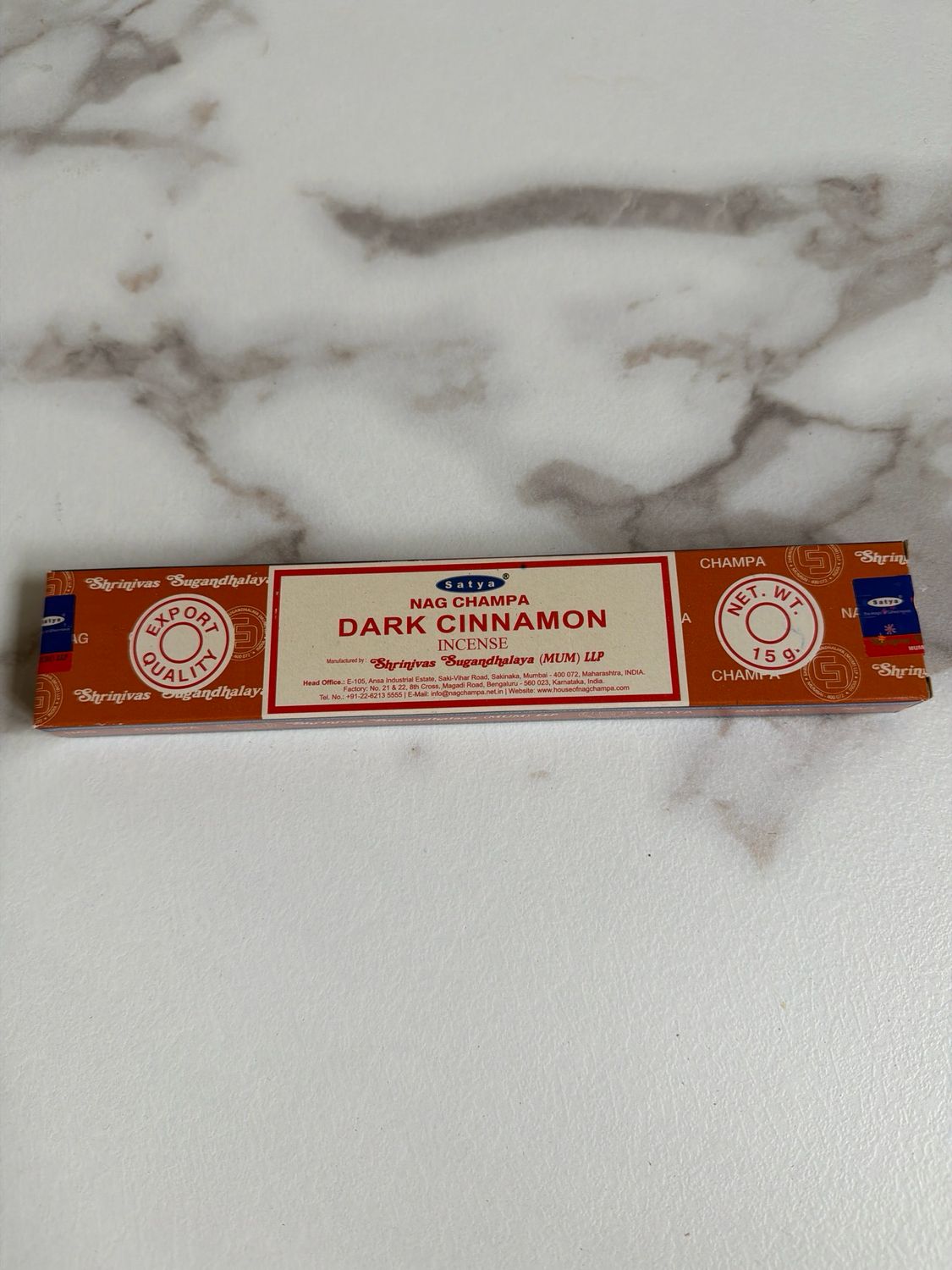 Räucherstäbchen Satya DARK CINNAMON