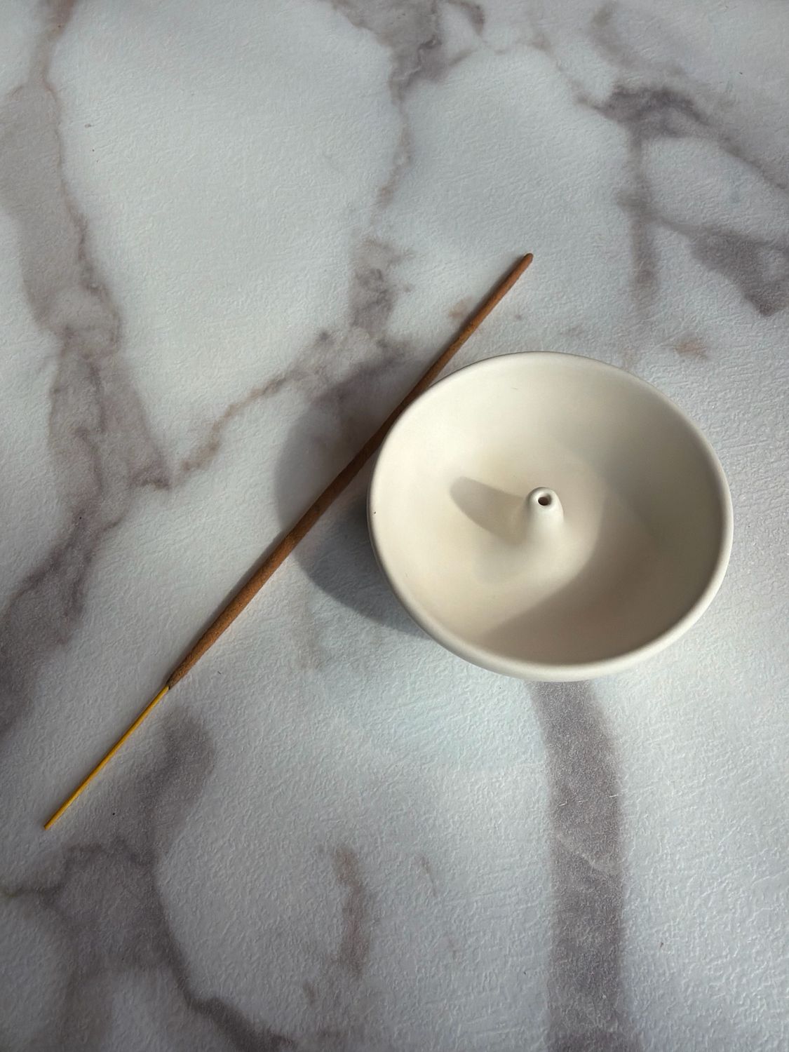 Räucherstäbchenhalter Schale „beige“