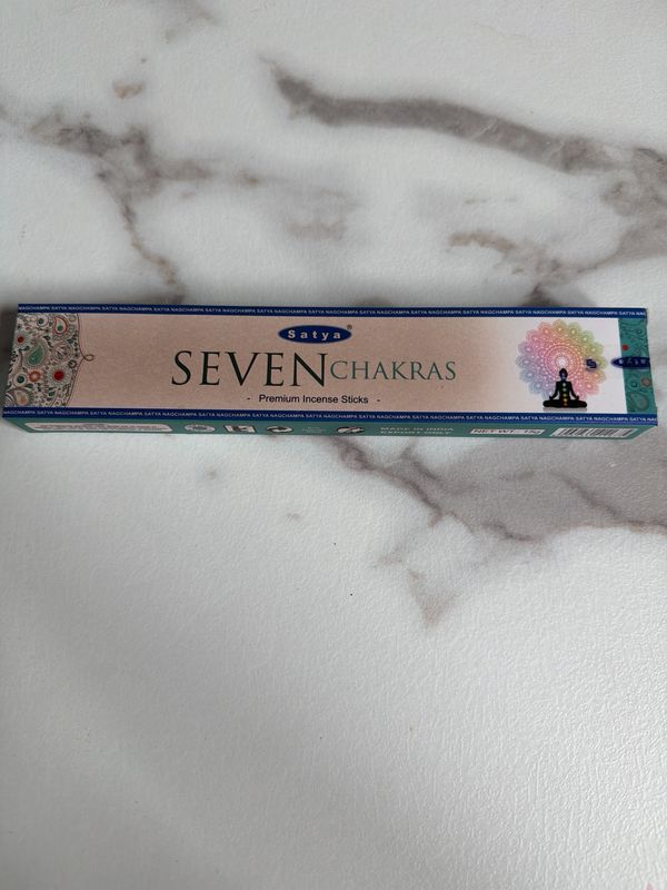 Räucherstäbchen Satya SEVEN CHAKRAA -Premium-