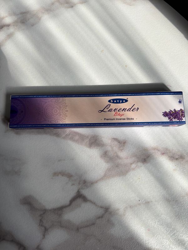 Räucherstäbchen Satya LAVENDER blaze -Premium-