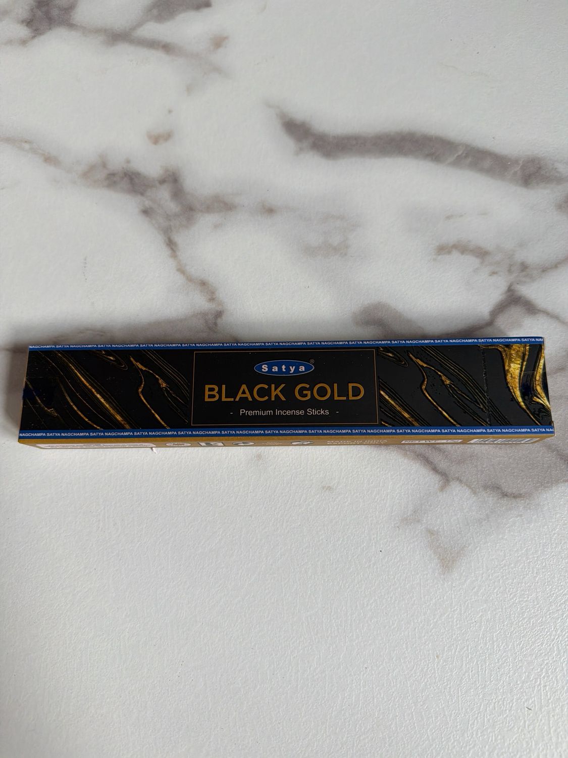 Räucherstäbchen Satya BLACK GOLD -Premium-