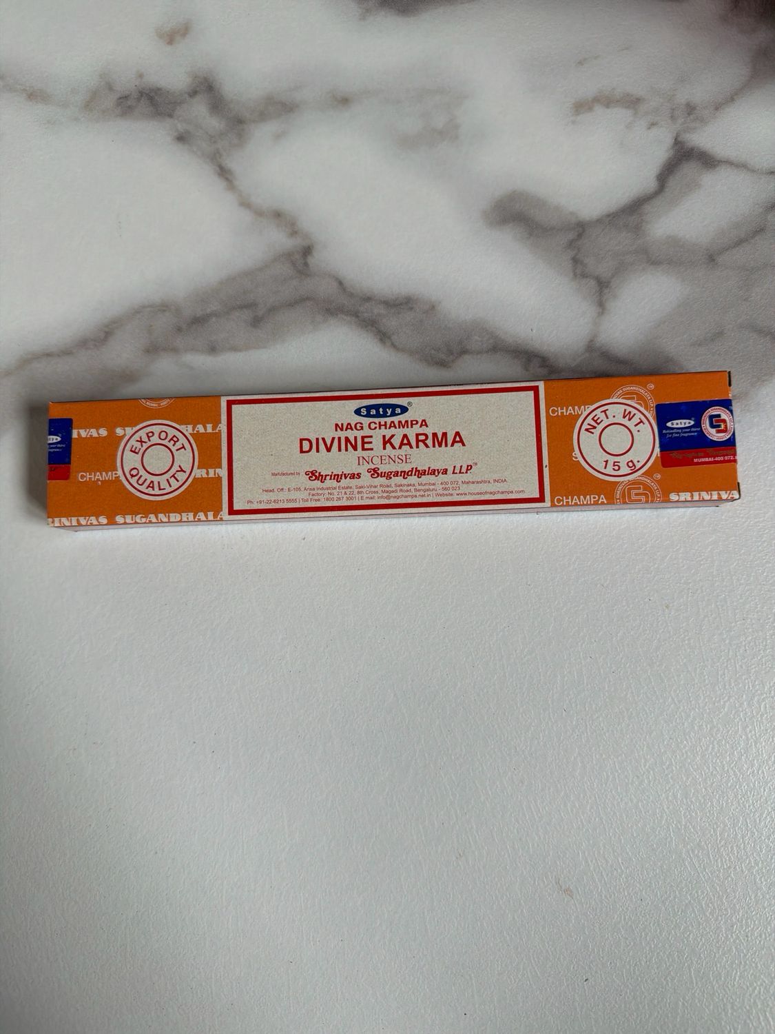 Räucherstäbchen Satya DIVINE KARMA