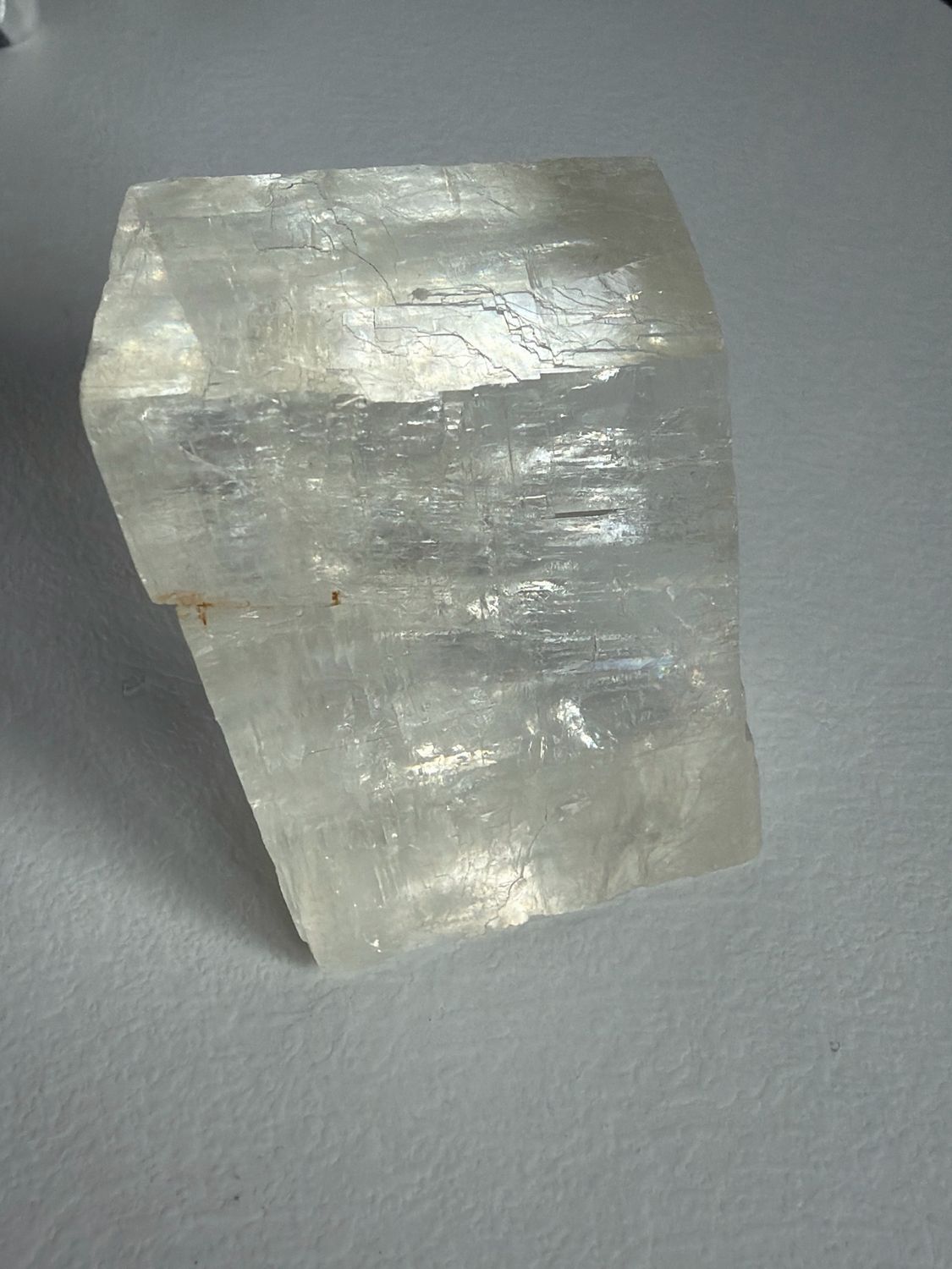 Optischer Calcit, gelb