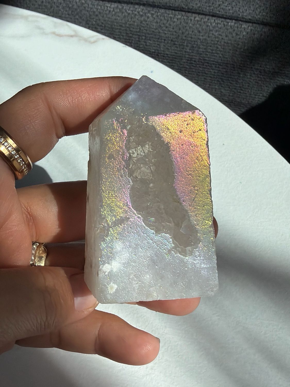 Aura Quarz, Geoden Turm