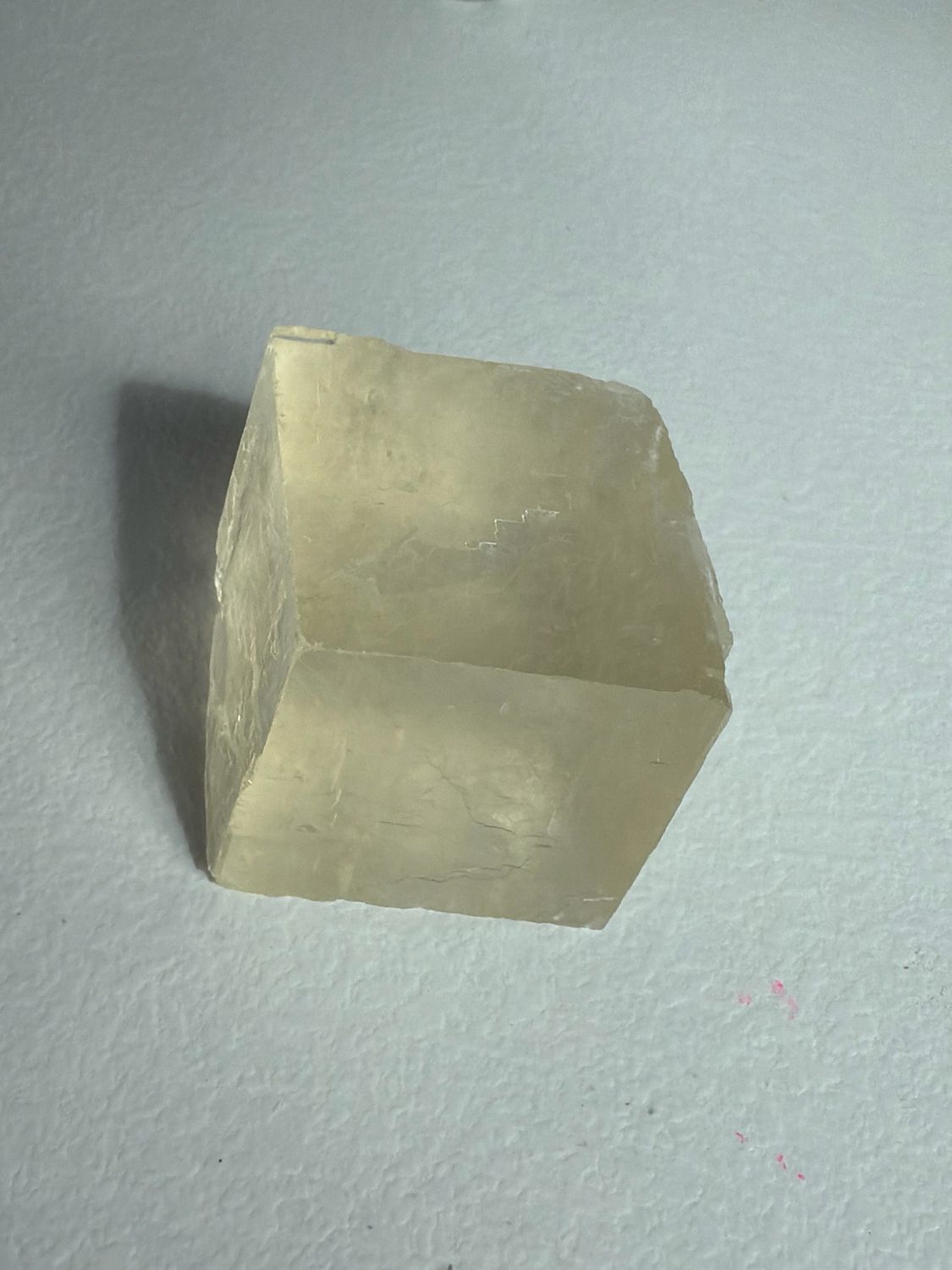 Optischer Calcit, gelb